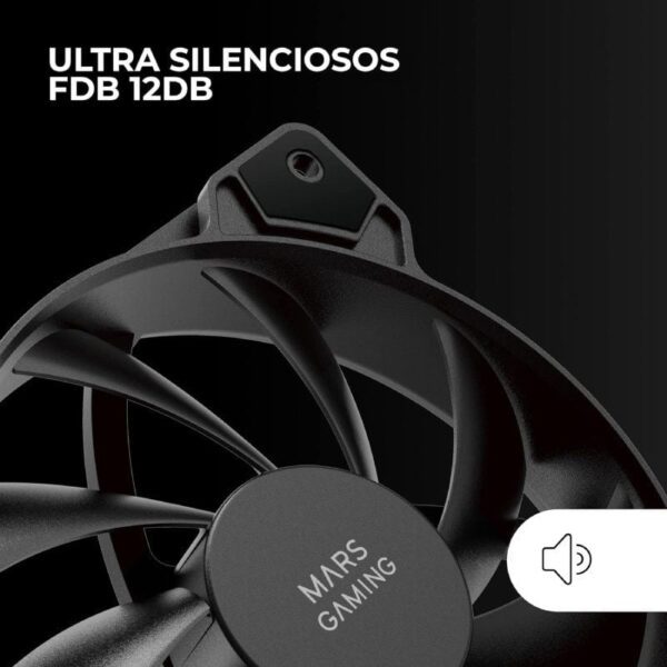 Pack 2 Ventiladores Mars Gaming MF-PROX2/ 12cm - Imagen 2