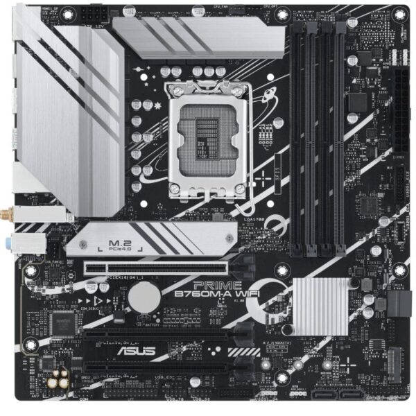 Placa Base Asus PRIME B760M-A WIFI Socket 1700/ Micro ATX - Imagen 2