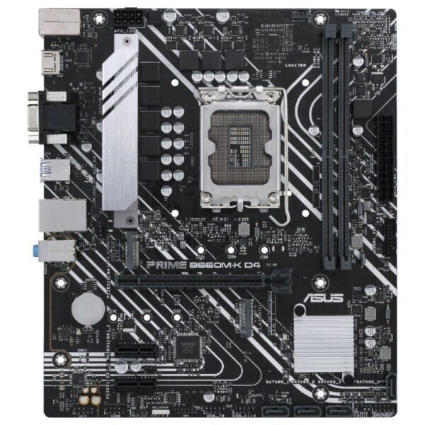 Placa Base Asus Prime B660M-K D4/ Socket 1700/ Micro ATX - Imagen 2