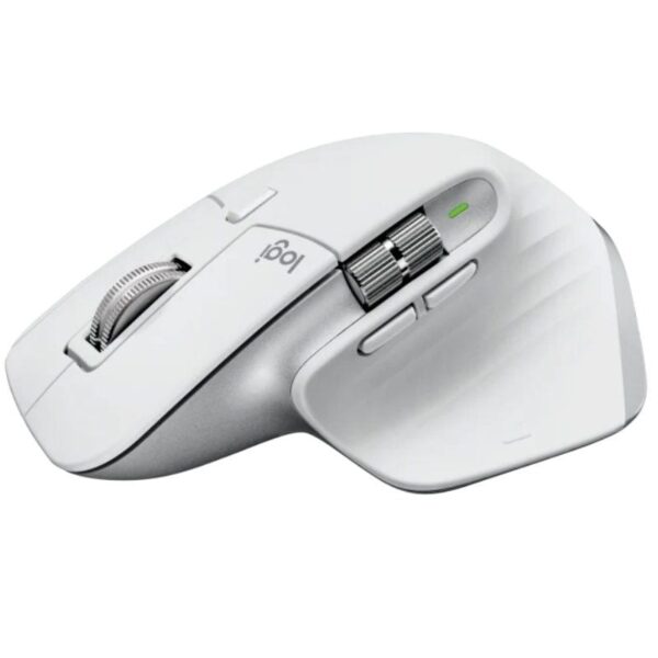 Ratón Ergonómico Inalámbrico por Bluetooth Logitech MX Master 3S/ Batería recargable/ Hasta 8000 DPI/ Gris Pálido - Imagen 3