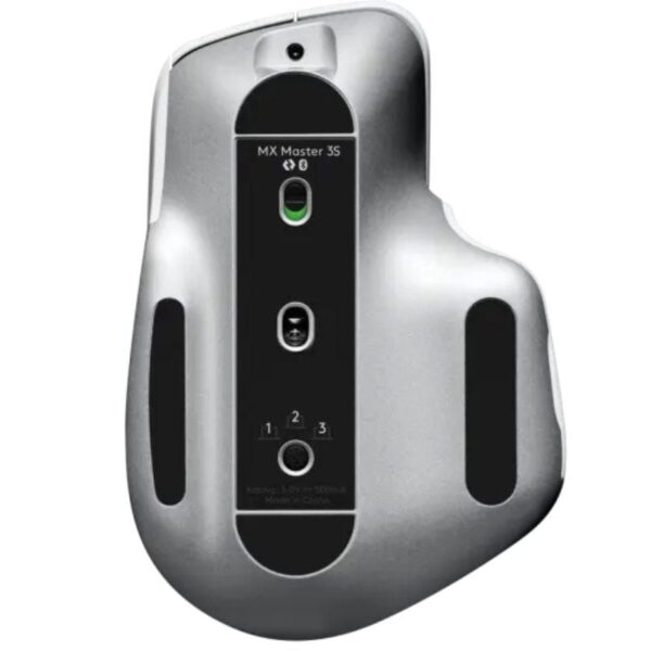 Ratón Ergonómico Inalámbrico por Bluetooth Logitech MX Master 3S/ Batería recargable/ Hasta 8000 DPI/ Gris Pálido - Imagen 5