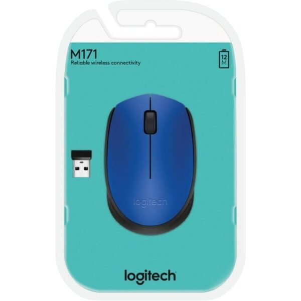 Ratón Inalámbrico Logitech M171/ Hasta 1000 DPI/ Azul - Imagen 4