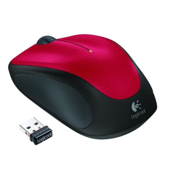 Ratón Inalámbrico Logitech M235/ Hasta 1000 DPI/ Rojo - Imagen 4