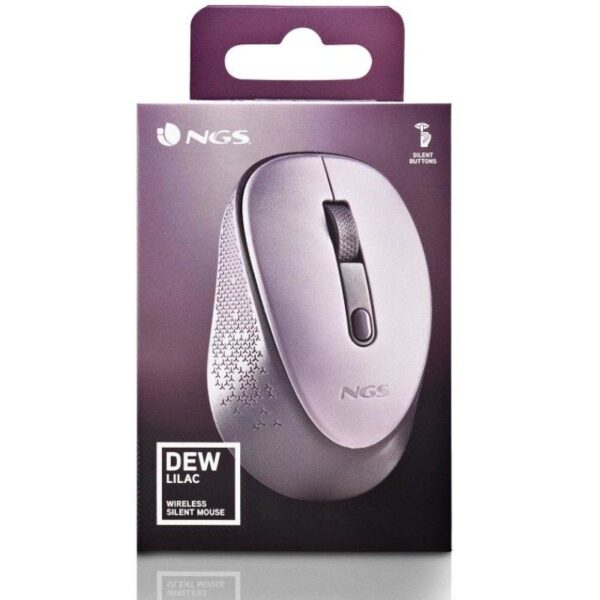 Ratón Inalámbrico NGS Dew Lilac/ Hasta 1600 DPI/ Lila - Imagen 5