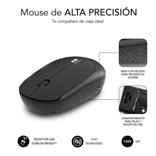 Ratón Inalámbrico Subblim Business Plus Silencioso/ Hasta 1200 DPI - Imagen 3