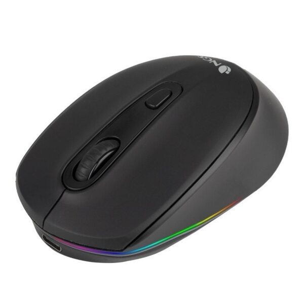 Ratón Inalámbrico por Bluetooth NGS Smog-RB/ Batería recargable/ Hasta 1600 DPI/ Negro - Imagen 2