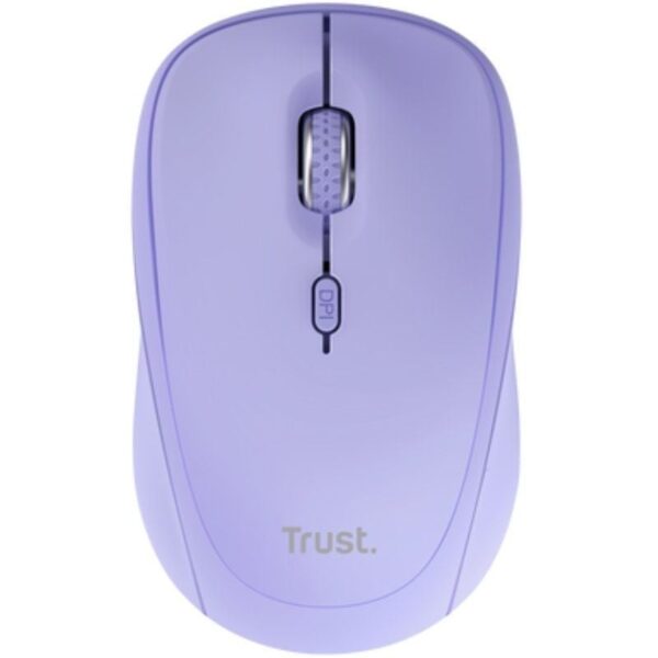 Ratón Mini Inalámbrico Trust Yvi+ Multidispositivo/ Hasta 1600 DPI/ Purpura - Imagen 2