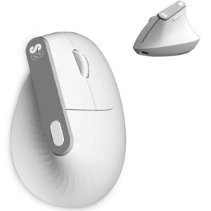 Ratón Vertical Inalámbrico por Bluetooth/ 2.4GHz Subblim Nature Vertical Ergo Dual Battery/ Batería Recargable/ Hasta 4000 DPI/ Blanco 8436586743086 SUBMO-EDNVW02 SUB-MOU NAT VER ERGO DB WH