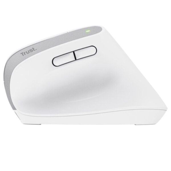 Ratón Vertical Inalámbrico por Bluetooth Trust Bayo+/ Batería Recargable/ Hasta 2400 DPI/ Blanco - Imagen 3