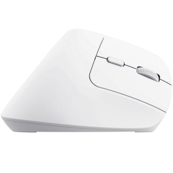 Ratón Vertical Inalámbrico por Bluetooth Trust Bayo+/ Batería Recargable/ Hasta 2400 DPI/ Blanco - Imagen 4