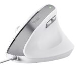 Ratón Vertical Trust Bayo II/ Hasta 2400 DPI/ Blanco 8713439253979 25397 TRU-MOU BAYO II WIRED WH