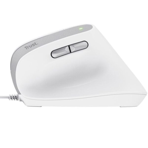 Ratón Vertical Trust Bayo II/ Hasta 2400 DPI/ Blanco - Imagen 3