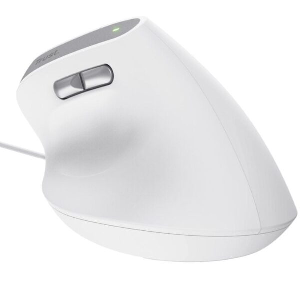 Ratón Vertical Trust Bayo II/ Hasta 2400 DPI/ Blanco - Imagen 5