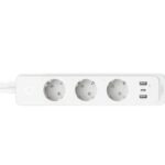 Regleta Inteligente TP-Link Tapo P300/ 3 Tomas de corriente/ 2 USB Tipo-A/ 1 USB Tipo-C/ WiFi/ Blanca 4897098683958 TAPO P300 TPL-REGLETA TAPO P300