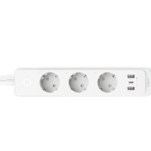 Regleta Inteligente TP-Link Tapo P300/ 3 Tomas de corriente/ 2 USB Tipo-A/ 1 USB Tipo-C/ WiFi/ Blanca 4897098683958 TAPO P300 TPL-REGLETA TAPO P300