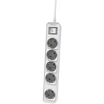 Regleta con Interruptor Philips CHP2154W/12/ 5 Tomas de corriente/ Cable 1.5m/ Blanco 4895229151093 CHP2154W/12 PHIL-REGLETA CHP2154W 12