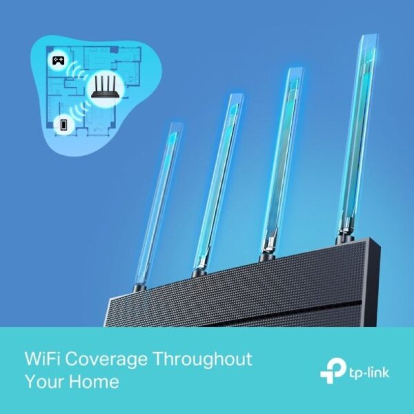 Router Inalámbrico TP-Link Archer AX12/ WiFi 6/ 1500 Mbps/ 2.4GHz 5GHz/ 4 Antenas/ WiFi 802.11ax/ac/n/a/ - n/b/g - Imagen 4
