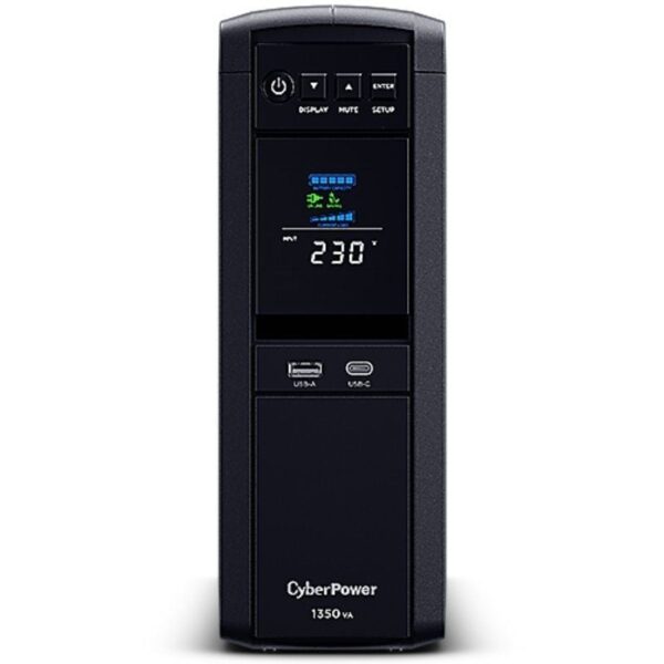 SAI Línea Interactiva Cyberpower CP1350EPFCLCD/ 1350VA-810W/ 6 Salidas/ Formato Torre - Imagen 2