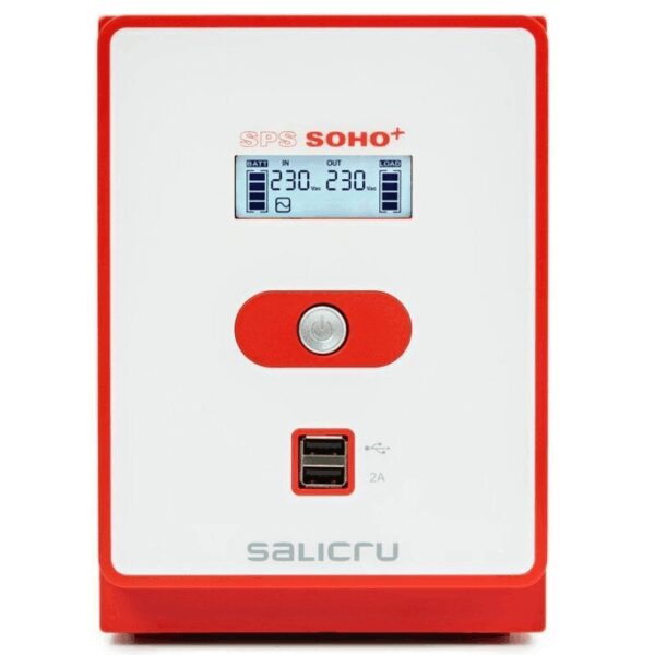 SAI Línea Interactiva Salicru SPS 1200 SOHO+/ 1200VA-720W/ 4 Salidas/ Formato Torre - Imagen 2