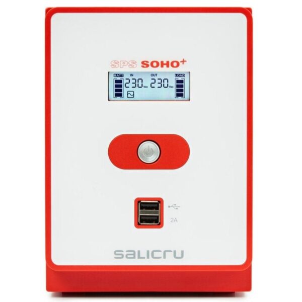 SAI Línea Interactiva Salicru SPS 1600 SOHO+/ 1600VA-960W/ 4 Salidas/ Formato Torre - Imagen 2