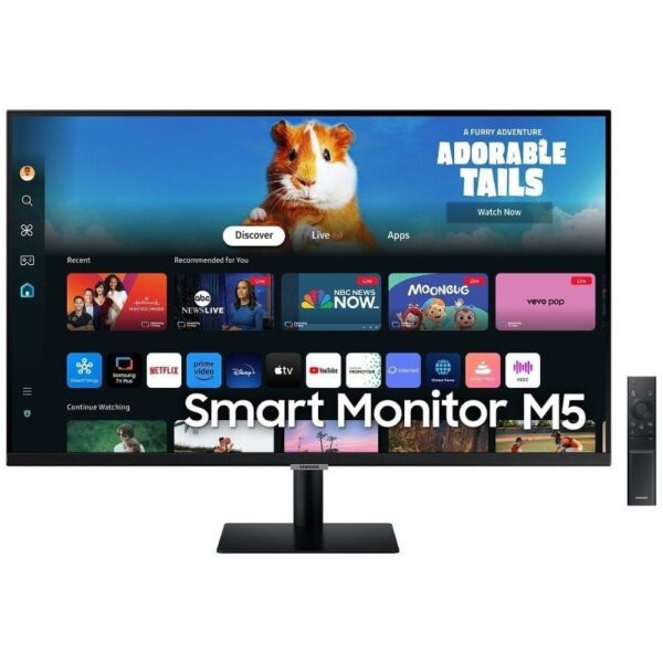 Smart Monitor Samsung M5 S27DM502EU 27"/ Full HD/ Multimedia/ Smart TV/ Negro 8806095534480 LS27DM502EUXEN SAM-M S27DM502EU