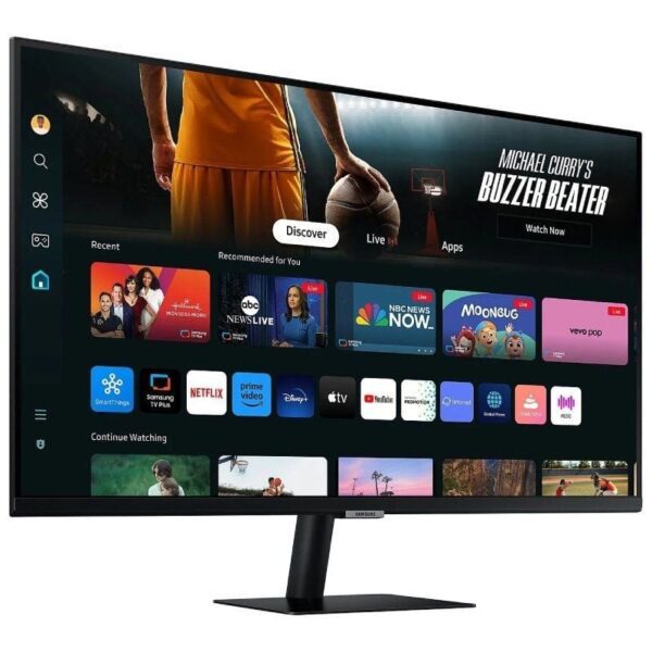 Smart Monitor Samsung M7 S32DM700UU 32"/ 4K/ Multimedia/ Smart TV/ Negro - Imagen 2