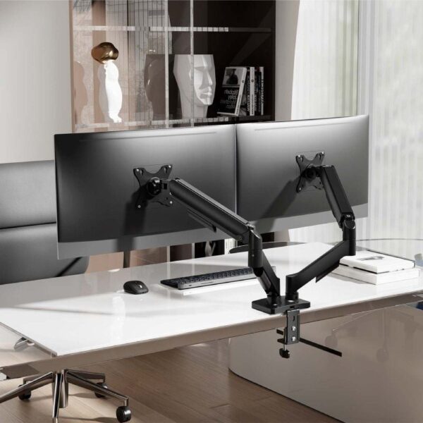 Soporte de Mesa con Contrapeso para 2 Monitores Aisens DT32TSR-357/ Giratorio/ Inclinable/ hasta 9kg - Imagen 5