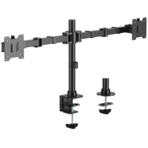 Soporte de Mesa para 2 Monitores Aisens DT35TSR-359/ Giratorio/ Inclinable/ hasta 20kg 8435739902837 DT35TSR-359 AIS-SOP DT35TSR-359