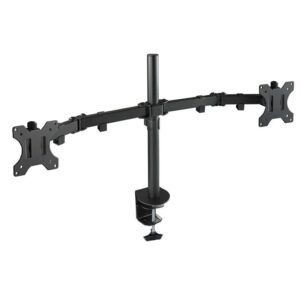 Soporte de Mesa para 2 Monitores TooQ DB1232TN-B/ Giratorio/ Inclinable/ hasta 8kg 8433281008069 DB1232TN-B TOO-SOPORTE DB1232TN-B