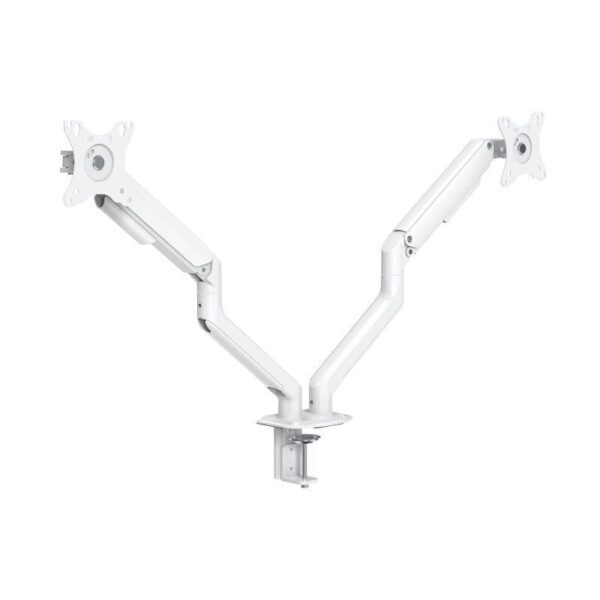 Soporte de Mesa para 2 Monitores TooQ DB4132TNR-W/ Giratorio/ Inclinable/ hasta 9kg 8433281011816 DB4132TNR-W TOO-SOPORTE DB4132TNR-W