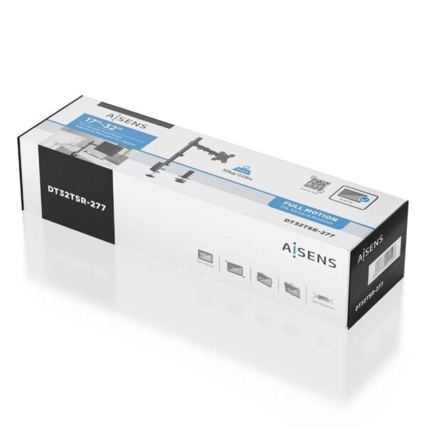 Soporte de Mesa para Monitor Aisens DT32TSR-277/ Giratorio/ Inclinable/ hasta 10kg - Imagen 6