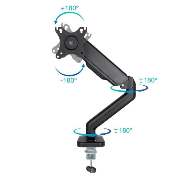 Soporte de Mesa para Monitor TooQ DB5032TNR-B/ Giratorio/ Inclinable/ hasta 9kg - Imagen 3