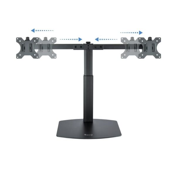 Soporte de Sobremesa para 2 Monitores TooQ DB1727TN-B/ Giratorio/ Inclinable/ hasta 6kg - Imagen 4