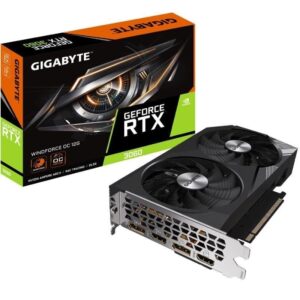 Tarjeta Gráfica Gigabyte GeForce RTX 3060 WindForce OC Rev 2/ 12GB GDDR6/ LHR 4719331312862 GV-N3060WF2OC-12GD 2.0 GIG-GF RTX3060 WINF OC 12GB