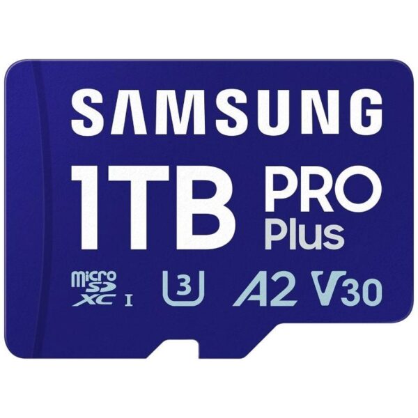 Tarjeta de Memoria Samsung PRO Plus 2024 1TB microSD XC/ Clase 10/ 180MBs 8806095388380 MB-MD1T0SA/EU SAM-MICROSD PRO P 2024 1TB