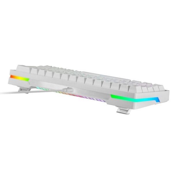 Teclado Gaming Mecánico Mars Gaming MKMINIPRO/ Switch Amarillo/ Blanco - Imagen 4