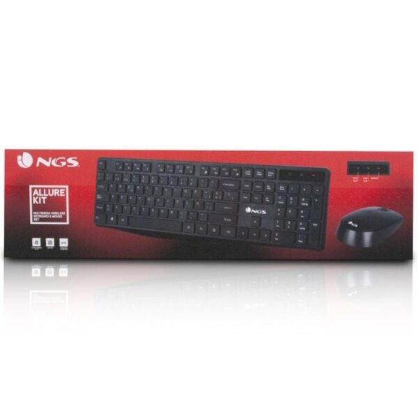 Teclado y Ratón Inalámbricos NGS Allure Kit - Imagen 5