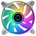Ventilador Mars Gaming MF-3D/ 12cm/ ARGB/ Blanco 8435693102823 MF3DW TAC-REF MF-3D WH