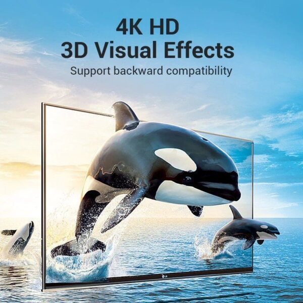 Adaptador HDMI 4K Vention AIMB0/ HDMI Macho - HDMI Hembra - Imagen 4