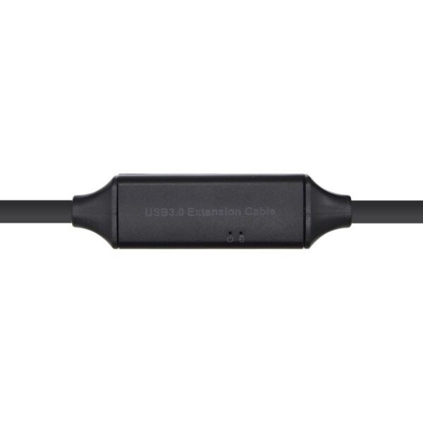 Cable Alargador USB 3.0 con Amplificador Aisens A105-0409/ USB Macho - USB Hembra/ Hasta 9W/ 625Mbps/ 15m/ Negro - Imagen 3