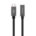 Cable Alargador USB 3.2 Nanocable 10.01.4401-L150/ USB Tipo-C Macho - USB Tipo-C Hembra/ 1.5m/ Negro 8433281014107 10.01.4401-L150 NAN-CAB 10 01 4401-L150