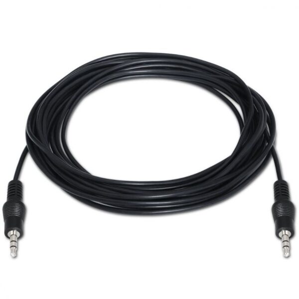 Cable Estéreo Aisens A128-0143/ Jack 3.5 Macho - Jack 3.5 Macho/ Hasta 0.1W/ 3m/ Negro - Imagen 2