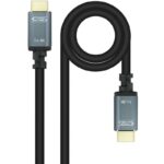 Cable HDMI 2.1 IRIS 8K Nanocable 10.15.8010/ HDMI Macho - HDMI Macho/ 10m/ Negro 8433281014138 10.15.8010 NAN-CAB 10 15 8010
