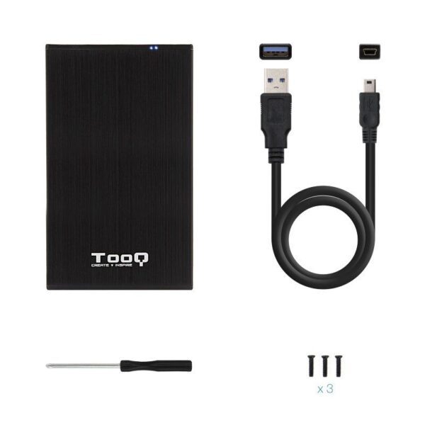 Caja Externa para Disco Duro de 2.5" TooQ TQE-2522B/ USB 3.1 - Imagen 5