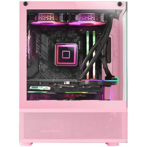 Caja Gaming Minitorre Mars Gaming MC-SE/ Rosa - Imagen 2