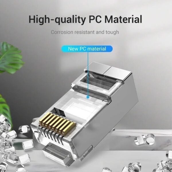 Conector RJ45 IDFR0-10/ Cat.6A FTP/ 10 uds - Imagen 2