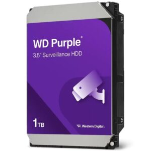 Disco Duro Western Digital WD Purple Surveillance 1TB/ 3.5"/ SATA III/ 64MB WD11PURZ-85C5HY0 WD11PURZ WD-HDD PUR SURV 1TB V3