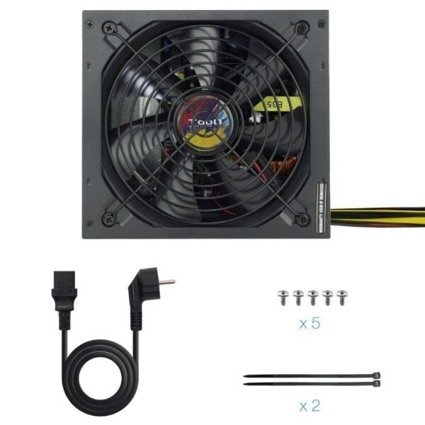 Fuente de Alimentación TooQ TQAPOLO-650SP/ 650W/ Ventilador 14cm - Imagen 4