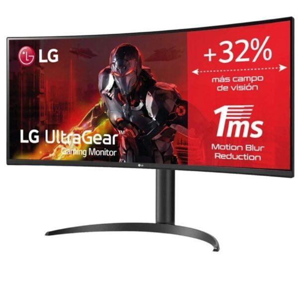 Monitor Gaming Ultrapanorámico Curvo LG UltraGear 34WP65CP-B 34"/ WQHD/ 1ms/ 160Hz/ VA/ Multimedia/ Negro - Imagen 4