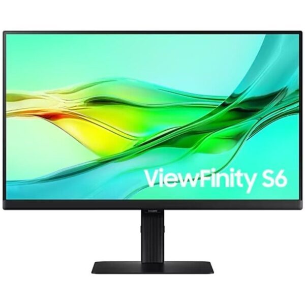 Monitor Profesional Samsung ViewFinity S6 S24D604UAU 24"/ QHD/ Regulable en Altura/ Negro 8806095763606 LS24D604UAUXEN SAM-M S24D604UAU
